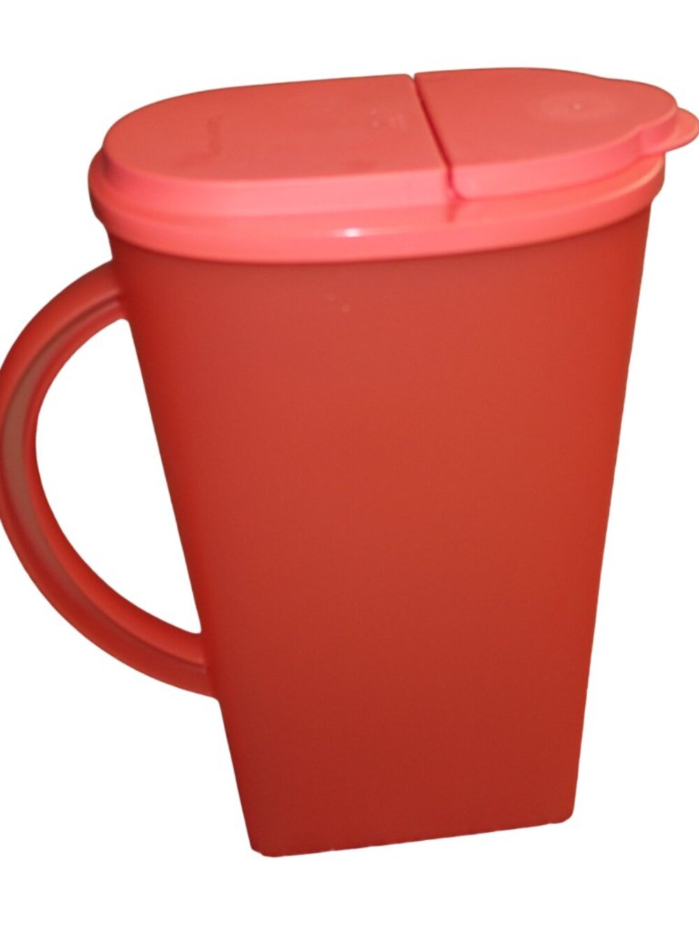 Tupperware Floresta Pitcher 1 Gal Gallon Coral Salmon Serving Drink NEW NOS RARE